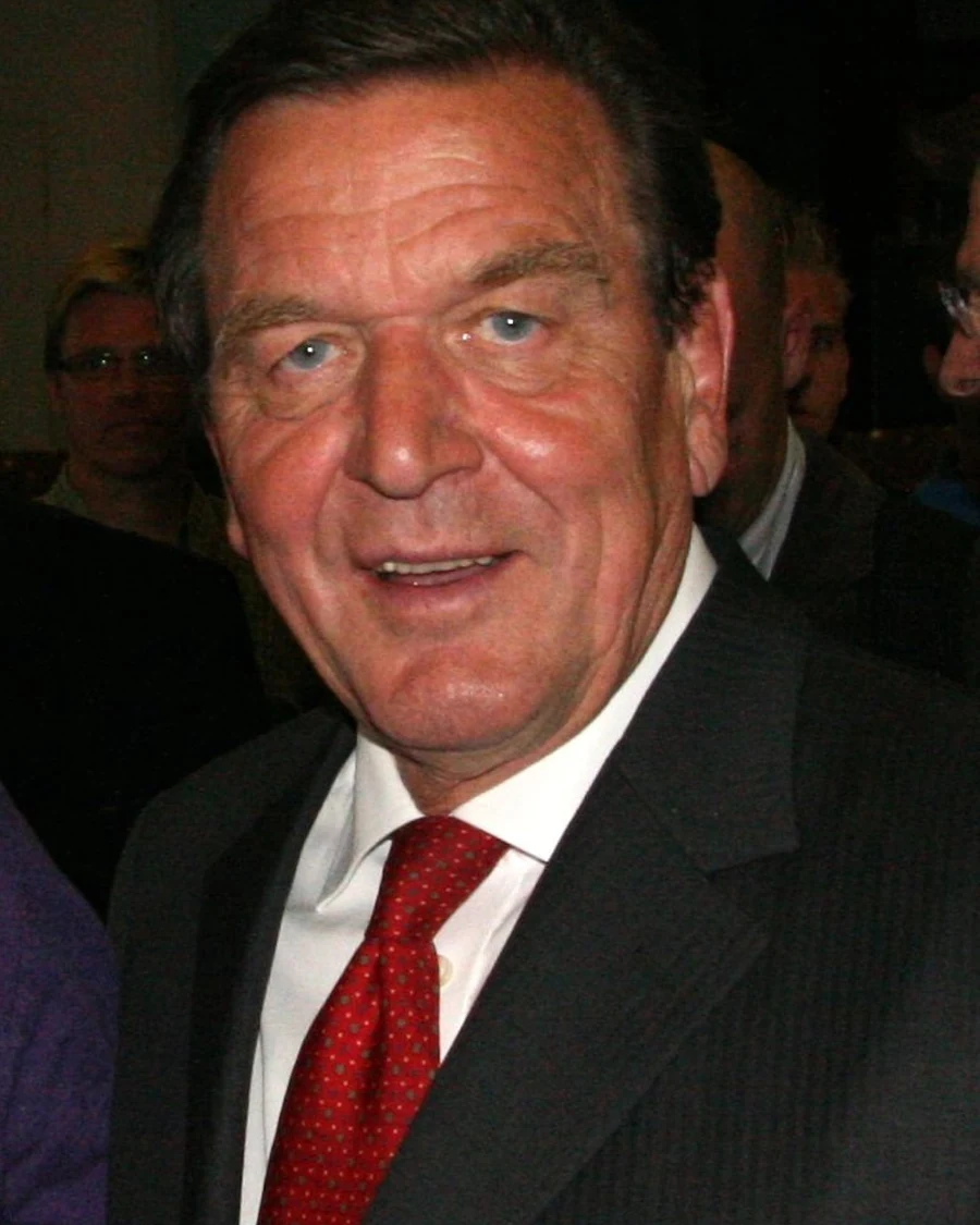 Porträt von Gerhard Schröder