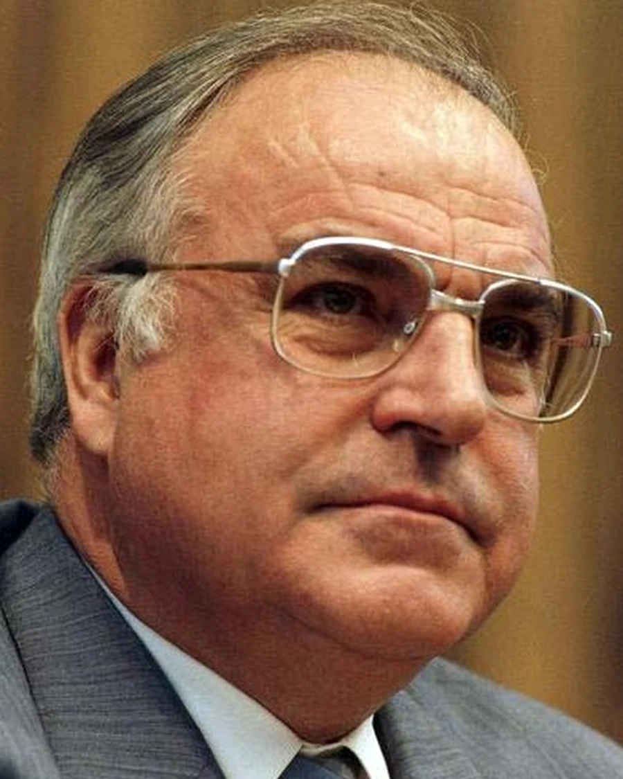 Porträt von Helmut Kohl