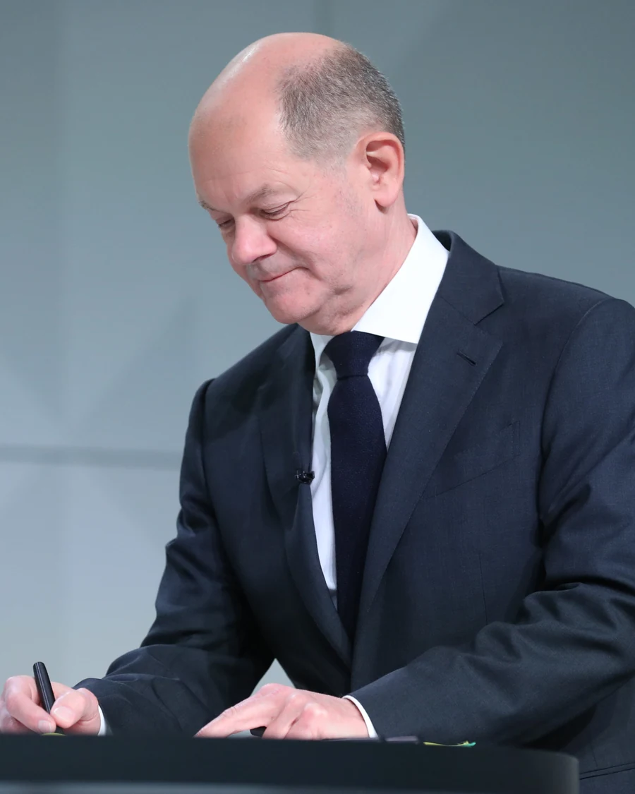 Porträt von Olaf Scholz